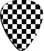 Checkerboard Guitar Pick 